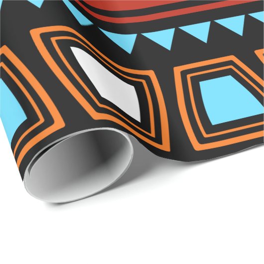 Afrika Geschenkpapier (Rolleneckpunkt)