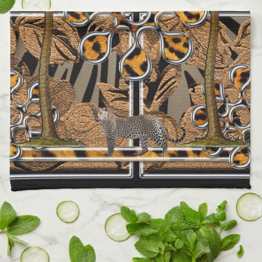 Afrika Geschirrtuch (Gefaltet)