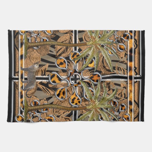 Afrika Geschirrtuch (Horizontal)