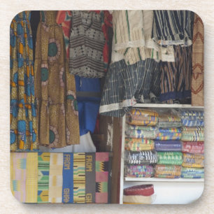 Afrika, Ghana, Accra. Accra Textil & Kunsthandwerk Getränkeuntersetzer