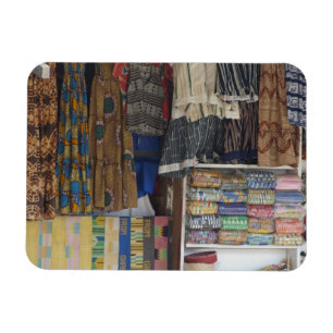 Afrika, Ghana, Accra. Accra Textil & Kunsthandwerk Magnet
