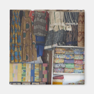 Afrika, Ghana, Accra. Accra Textil & Kunsthandwerk Magnet