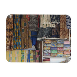 Afrika, Ghana, Accra. Accra Textile & Handies Magnet
