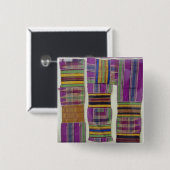 Afrika, Ghana, Accra. Nationales Museum Button (Vorne & Hinten)