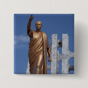 Afrika, Ghana, Accra. Nkrumah-Mausoleum, endgültig Button