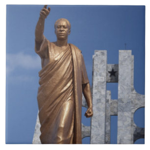 Afrika, Ghana, Accra. Nkrumah-Mausoleum, endgültig Fliese