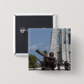 Afrika, Ghana, Accra. Nkrumah Mausoleum, Endpunkt  Button (Vorne & Hinten)