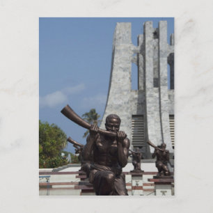 Afrika, Ghana, Accra. Nkrumah-Mausoleum, final 2 Postkarte