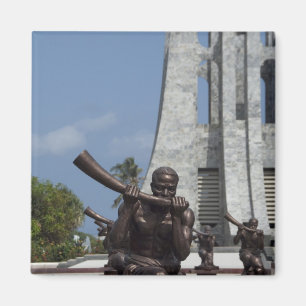 Afrika, Ghana, Accra. Nkrumah-Mausoleum, letzte 2 Magnet