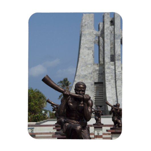 Afrika, Ghana, Accra. Nkrumah-Mausoleum, letzte 2 Magnet (Vertikal)