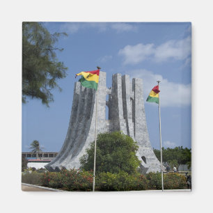 Afrika, Ghana, Accra. Nkrumah Mausoleum, letzte 3 Magnet