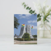 Afrika, Ghana, Accra. Nkrumah Mausoleum, letzte 3 Postkarte (Stehend Vorderseite)