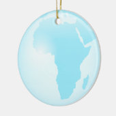 Afrika-Glas-Kugel Keramikornament (Links)