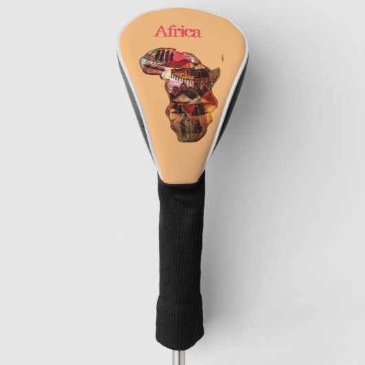 Afrika Golf Headcover (Vorderseite)