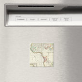 Afrika Gravierte Karte mit 2 Einzugskarten Magnet (In Situ (Geschirrspüler))