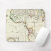 Afrika Gravitation Karte mit 2 Inset-Karten Mousepad (Mit Mouse)