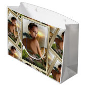 Afrika Große Geschenktüte (Rückseite Schrägansicht)