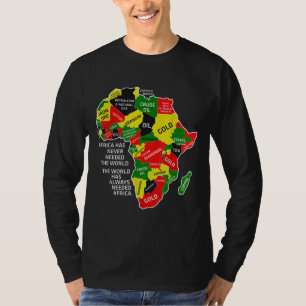 Afrika hat die Welt nach Melanin Bla noch nie gebr T-Shirt