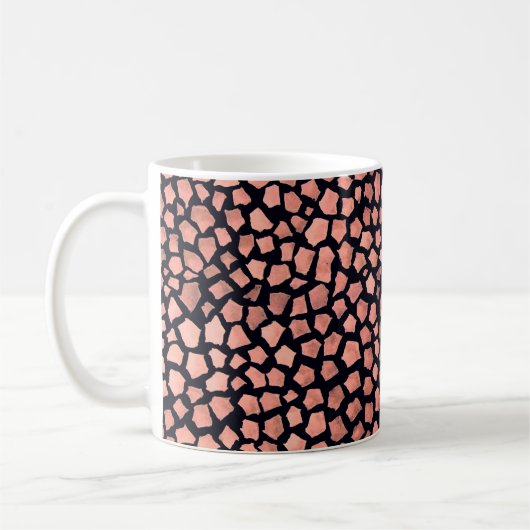 Afrika-Haut nahtloses Muster Kaffeetasse (Links)