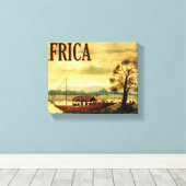 AFRIKA HEUTE, Mojisola A Gbadamosi Okubule Schmerz Leinwanddruck (Insitu (Holzboden))