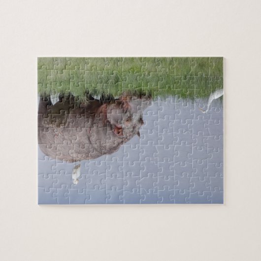 Afrika - Hippo Puzzle (Horizontal)
