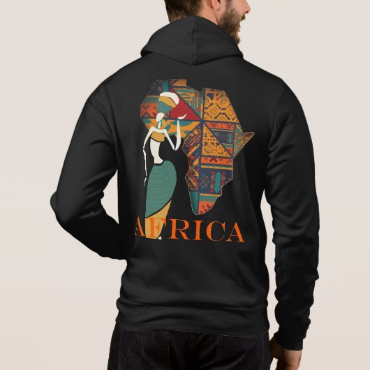 Afrika Hoodie (Rückseite)