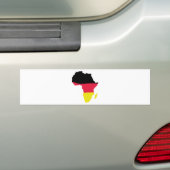 Afrika-Ikonendeutschflagge Autoaufkleber (Auf Auto)