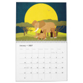 Afrika-Illustrationen-Kalender Kalender (Jan 2027)