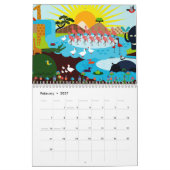 Afrika-Illustrationen-Kalender Kalender (Feb 2027)