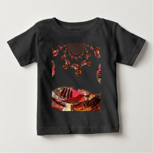 Afrika in Bewegung: Kaleidoskop-Design Baby T-shirt