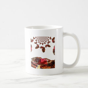 Afrika in Bewegung: Kaleidoskop-Design Kaffeetasse