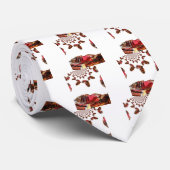 Afrika in Bewegung: Kaleidoskop-Design Krawatte (Gerollt)