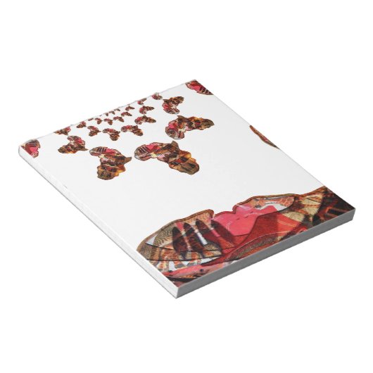Afrika in Bewegung: Kaleidoskop-Design Notizblock (angewinkelt)