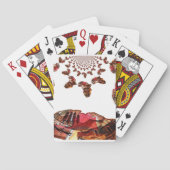 Afrika in Bewegung: Kaleidoskop-Design Spielkarten (Rückseite)