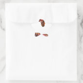 Afrika in Bewegung: Kaleidoskop-Design Stern-Aufkleber (Tasche)