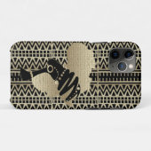Afrika in Gold Case-Mate iPhone Hülle (Rückseite (Horizontal))