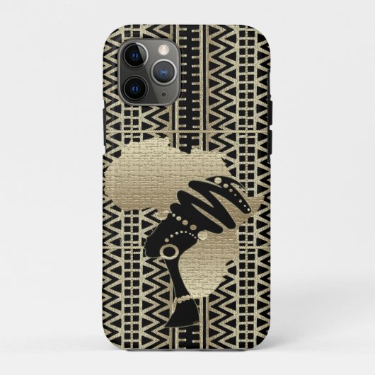 Afrika in Gold Case-Mate iPhone Hülle (Rückseite)