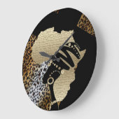 Afrika in Gold, Große Wanduhr (Winkel)