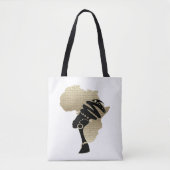 Afrika in Gold Tasche (Vorderseite)