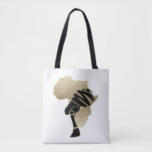 Afrika in Gold Tasche