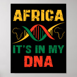 Afrika in meinem afrikanischen Erbe der DNA, Schwa Poster