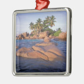 Afrika, Indischer Ozean, Seychellen, Praslin Silbernes Ornament (Links)