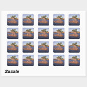 Afrika, Indischer Ozean, Seychellen, Quadratischer Aufkleber (Blatt)