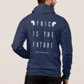 Afrika ist die Zukunft Hoodie (Rückseite)