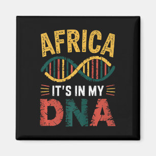 Afrika ist in meinem DNA-Afrika-Erbe stolz auf Afr Magnet