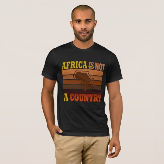 AFRIKA IST KEIN LAND T-Shirt (Vorne ganz)