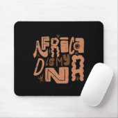 Afrika ist mein DNA-Schwarze Geschichte Monat Männ Mousepad (Mit Mouse)