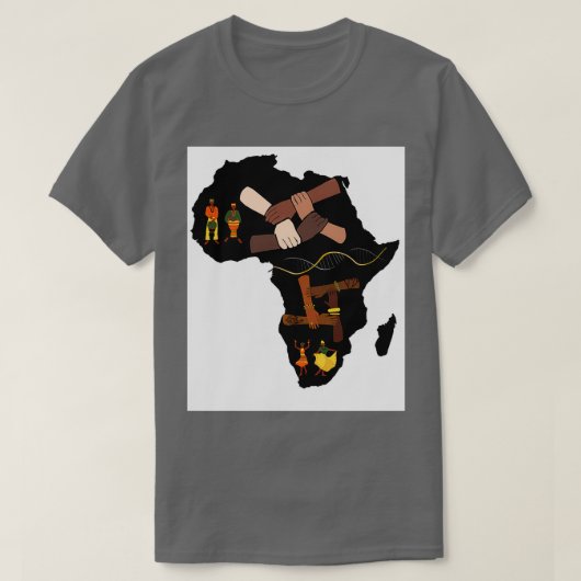 Afrika ist meine DNA 27 T-Shirt (Design vorne)