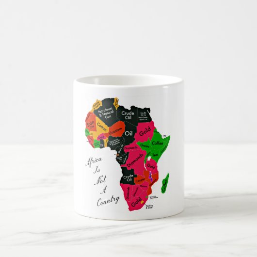 Afrika ist nicht ein Land Kaffeetasse (Mittel)