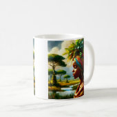 Afrika Kaffeetasse (VorderseiteRechts)